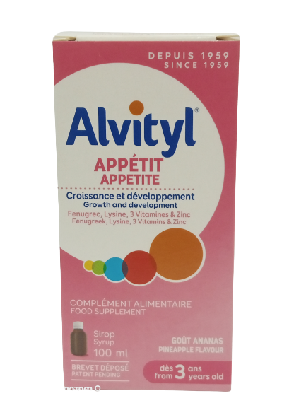 Multivitamines: ALVITYL APPETIT sirop 100 ml