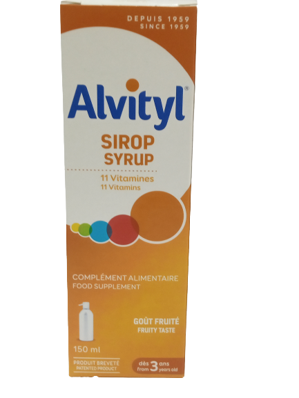 ALVITYL MULTIVITAMINES SIROP 150 ML - Multivitamines - Pharmacie de  Steinfort